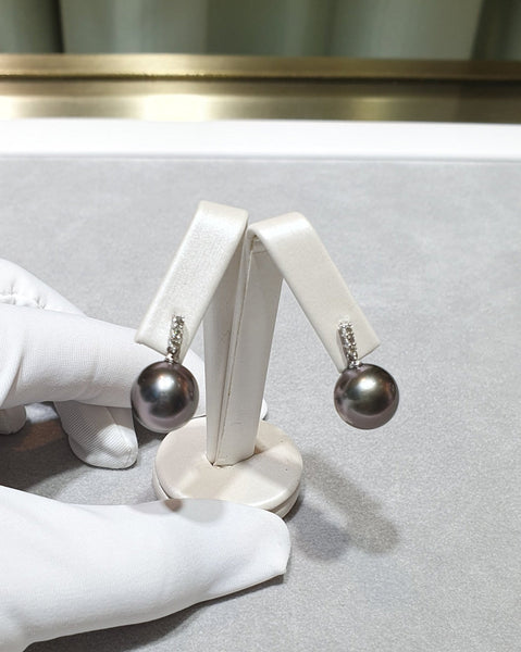 Tahitian Pearl Drop Earrings